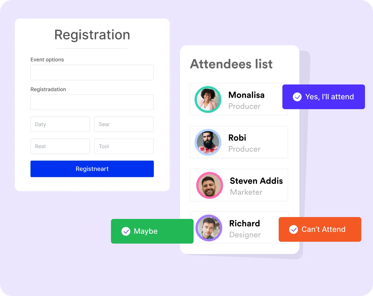 Event Registration and RSVP