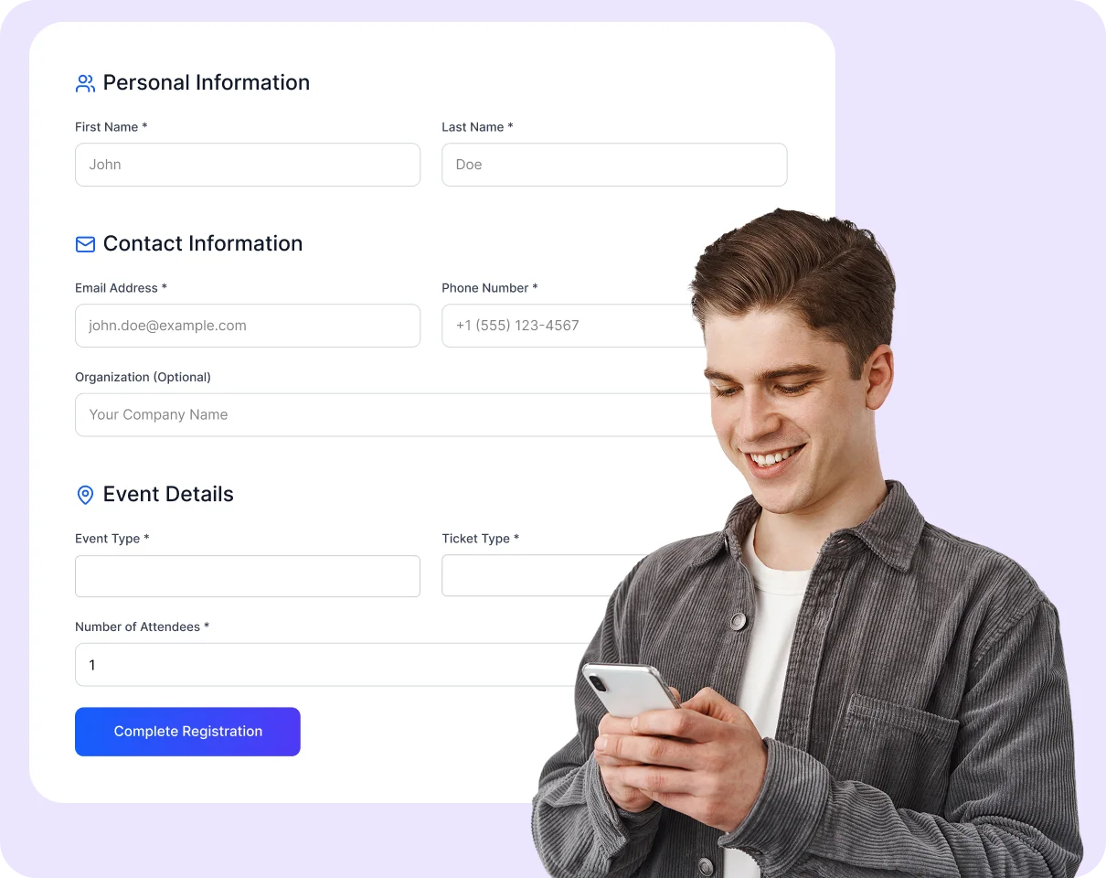Online Event Registration Form
