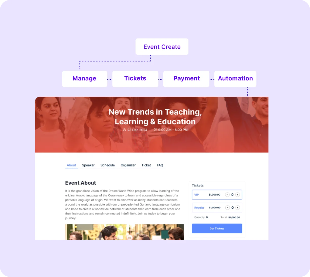 Step 3: Create your first event