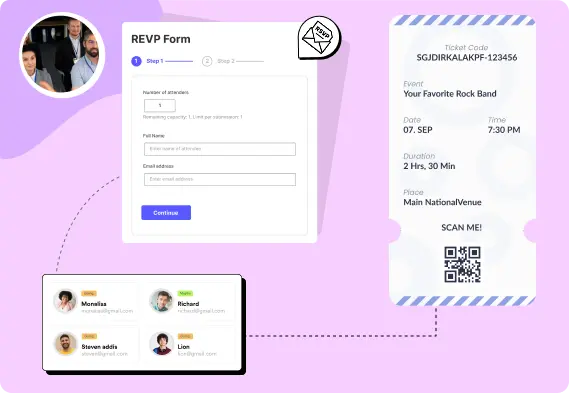 Flexible Ticketing and RSVP Options