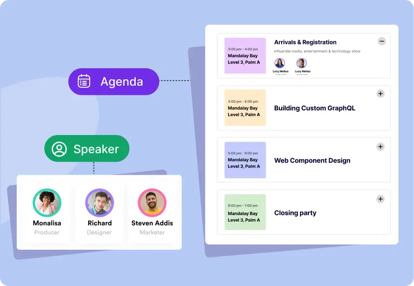 Smart Agenda Planning & Speaker Coordination